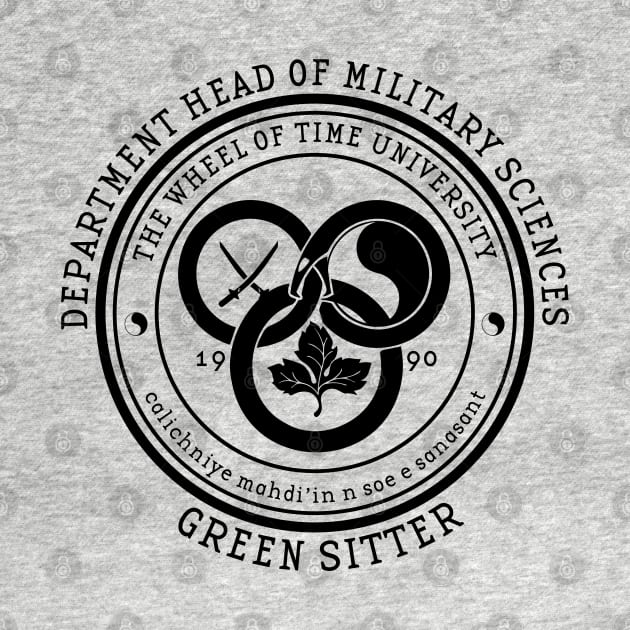 The Wheel of Time University - Dept. Head of Military Sciences (Green Sitter) by Ta'veren Tavern